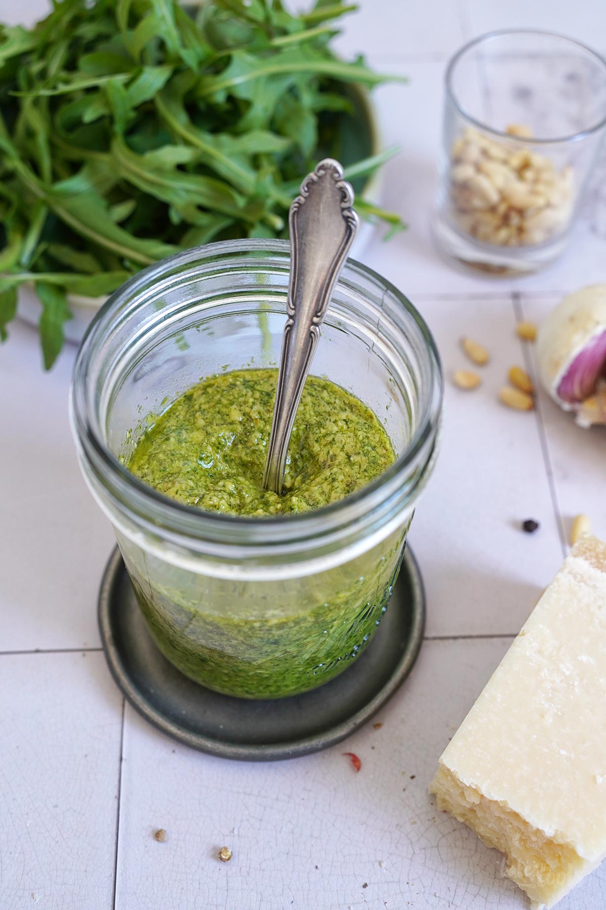 Einfaches Rucola Pesto | Bake to the roots Einfaches Rucola Pesto | Bake to the roots
