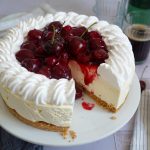 No-Bake Cheesecake with Cherry Topping | Bake to the roots