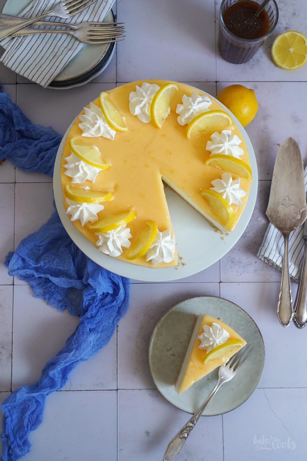 No-Bake Buttermilk Lemon Cheesecake | Bake to the roots