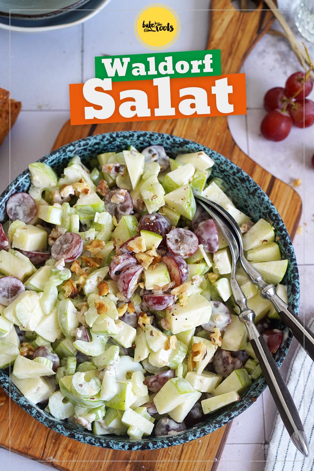 Einfacher Waldorf Salat | Bake to the roots