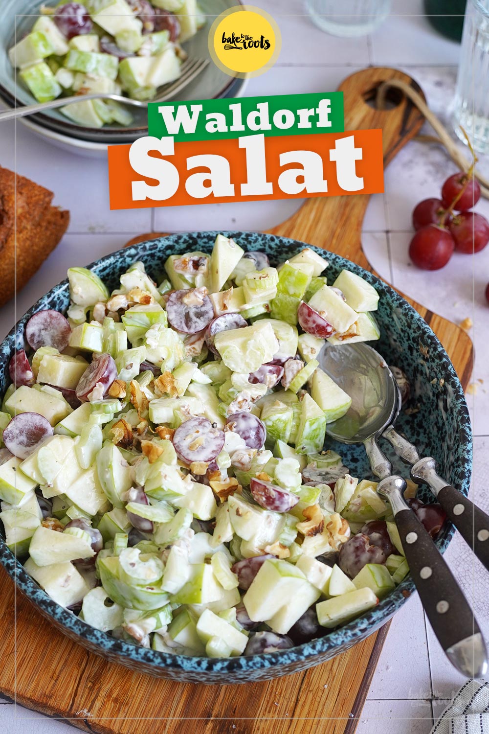 Einfacher Waldorf Salat | Bake to the roots