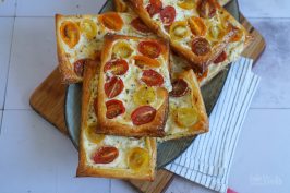 Tartelettes mit Tomaten & Frischkäse | Bake to the roots