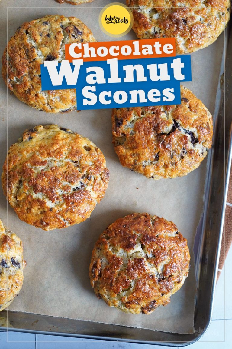 Walnuss &amp; Schokolade Scones | Bake to the roots