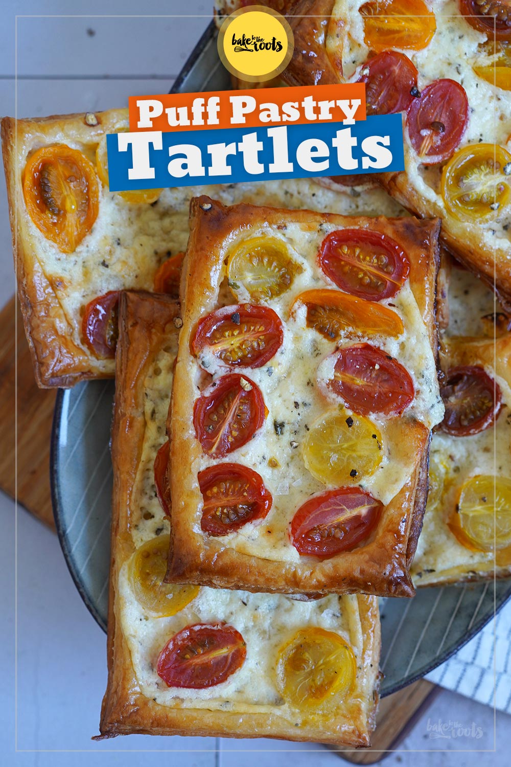 Tartlets with Cream Cheese & Tomatoes | Bake to the roots