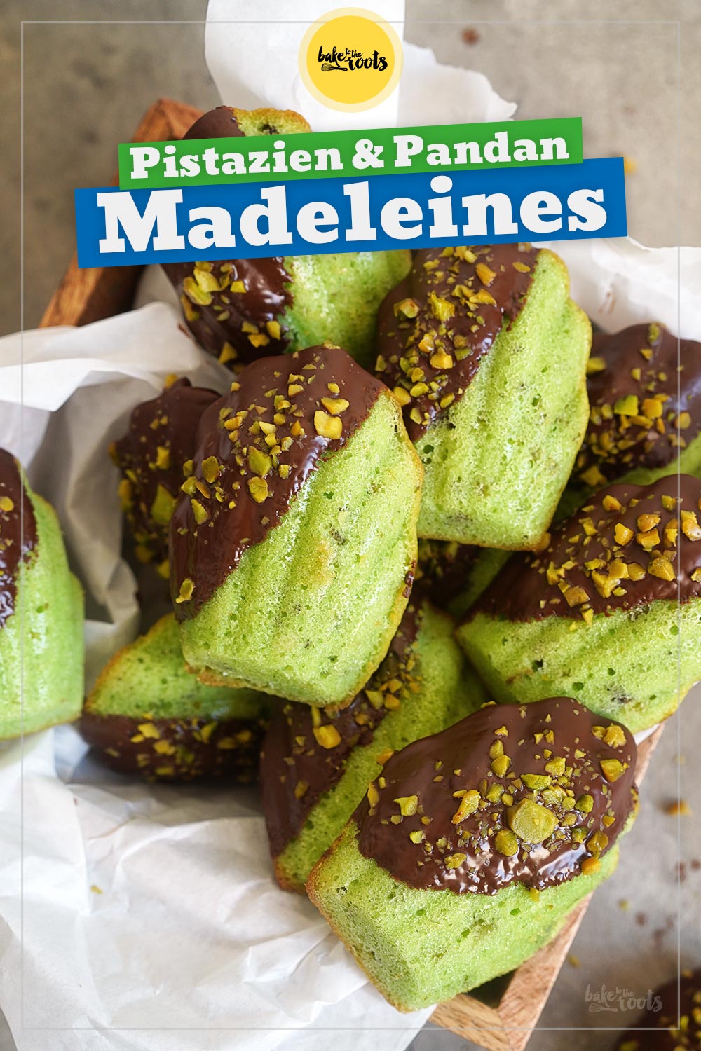 Pistazien & Pandan Madeleines | Bake to the roots