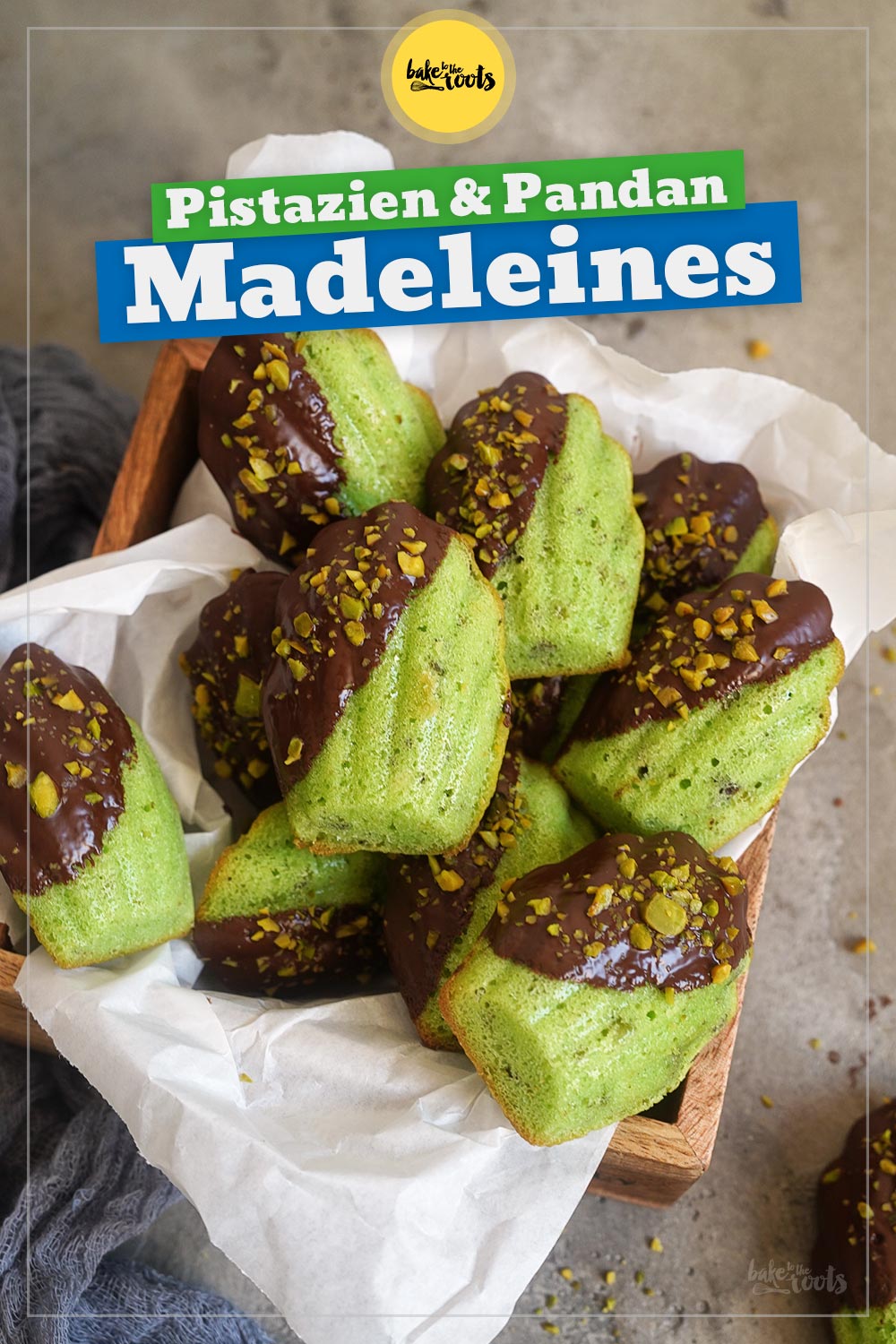 Pistazien & Pandan Madeleines | Bake to the roots