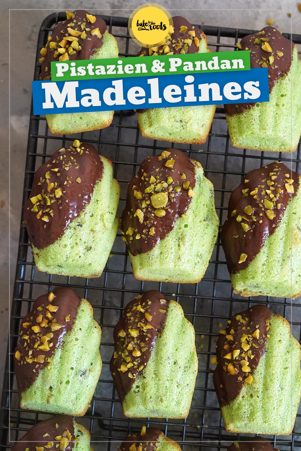 Pistazien & Pandan Madeleines | Bake to the roots