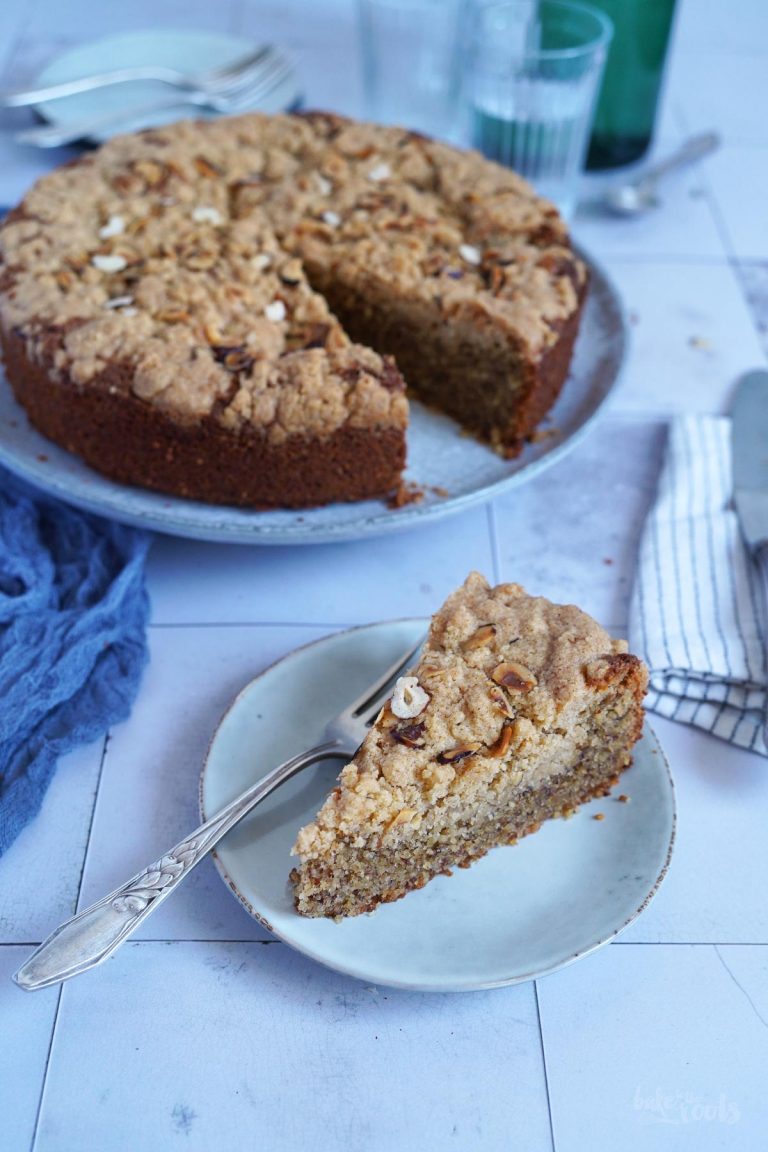 Simple &amp; Easy Hazelnut Almond Streusel Coffee Cake | BTTR