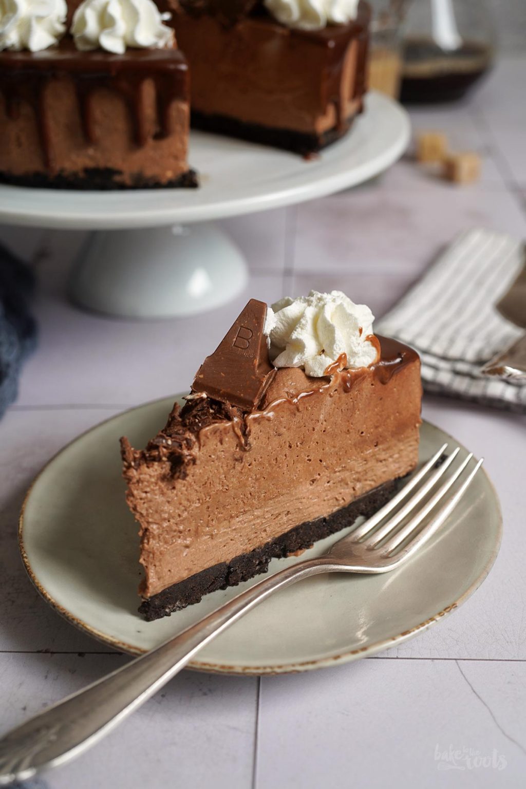 No-Bake Toblerone Schokolade Cheesecake | Bake to the roots