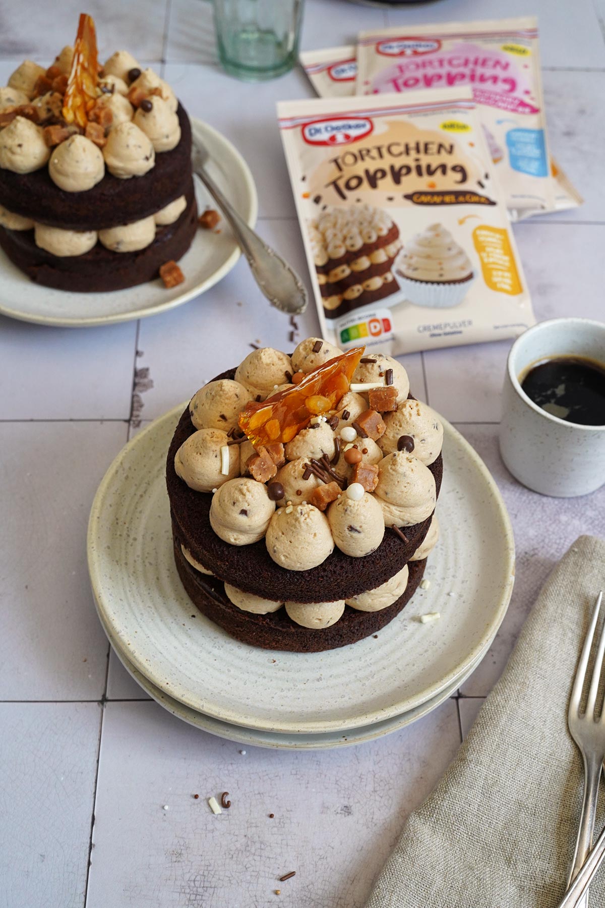 Schokolade & Karamell Mini Kuchen | Bake to the roots