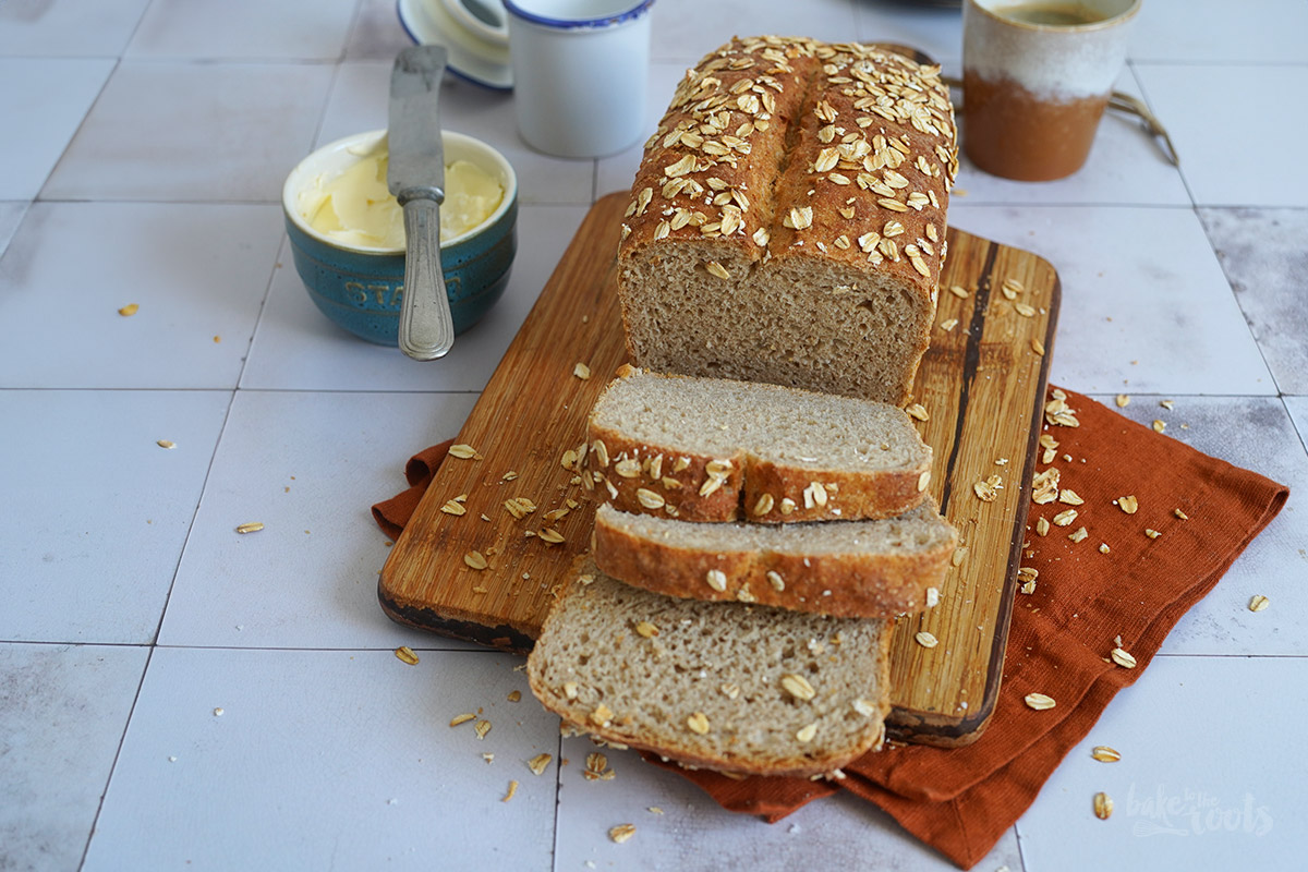Einfaches Porridge Brot (ohne Kneten) | Bake to the roots