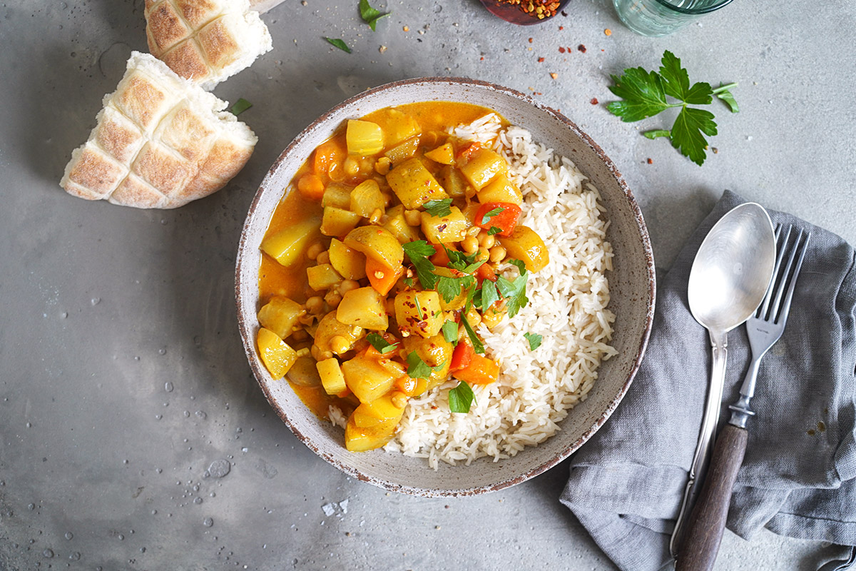 Veganes Kohlrabi & Kartoffel Curry | Bake to the roots | Bake to the roots Veganes Kohlrabi & Kartoffel Curry | Bake to the roots | Bake to the roots