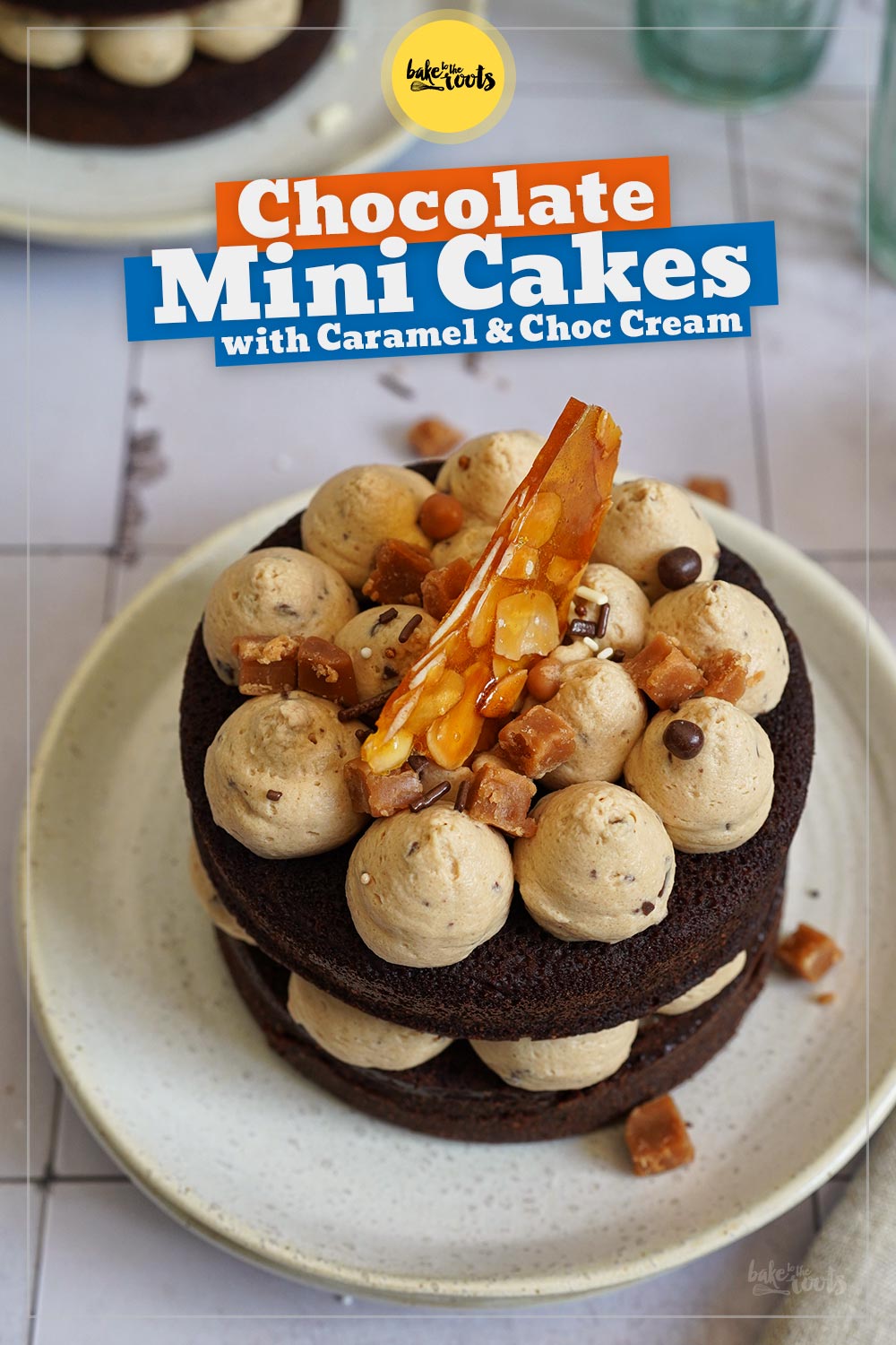 Schokolade & Karamell Mini Kuchen | Bake to the roots