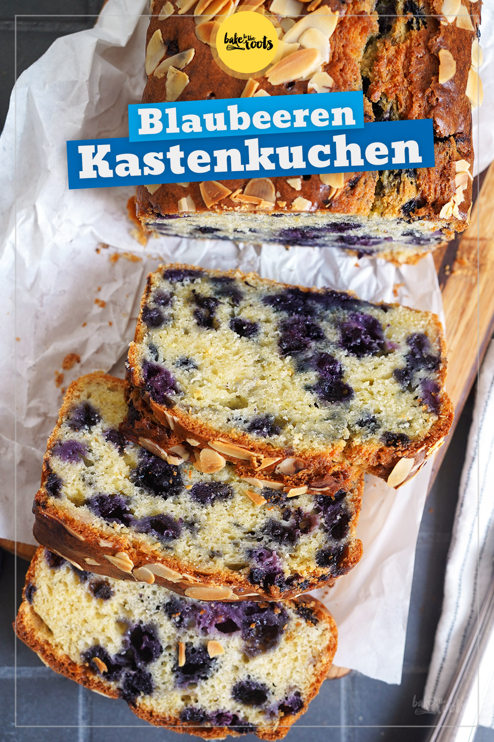 Einfacher Blaubeeren & Zitrone Kastenkuchen | Bake to the roots
