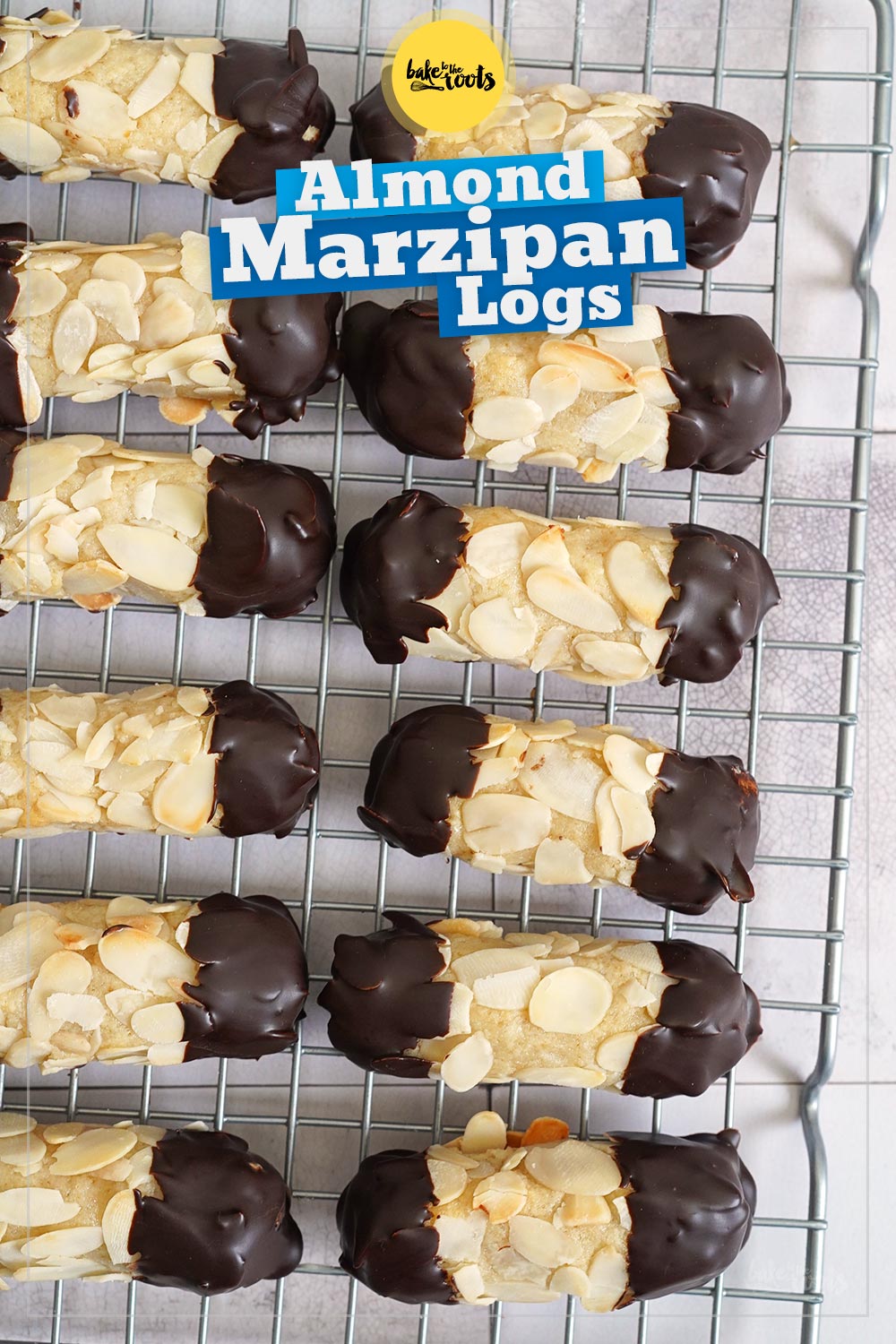 Easy Almond Marzipan Logs | Bake to the roots
