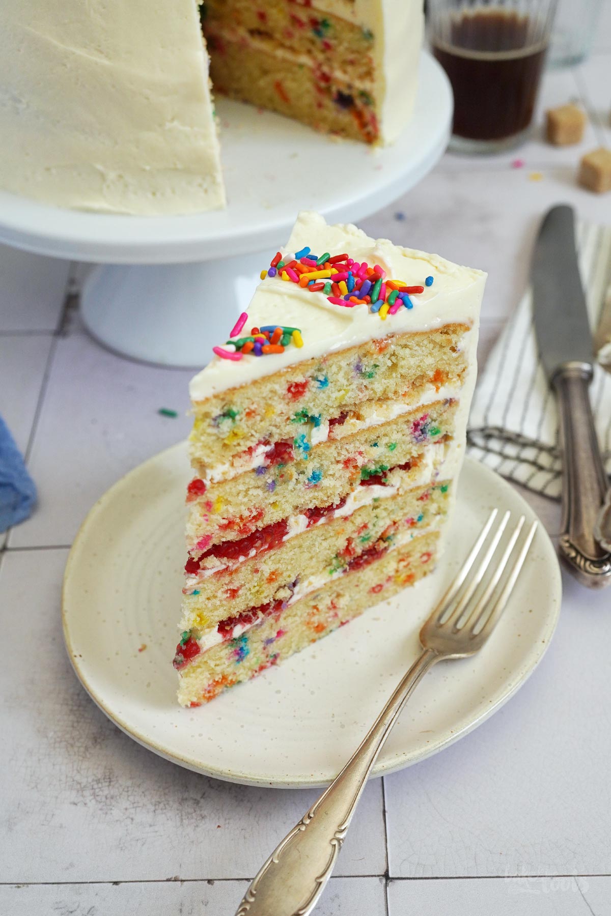 Funfetti Birthday Cake | Bake to the roots