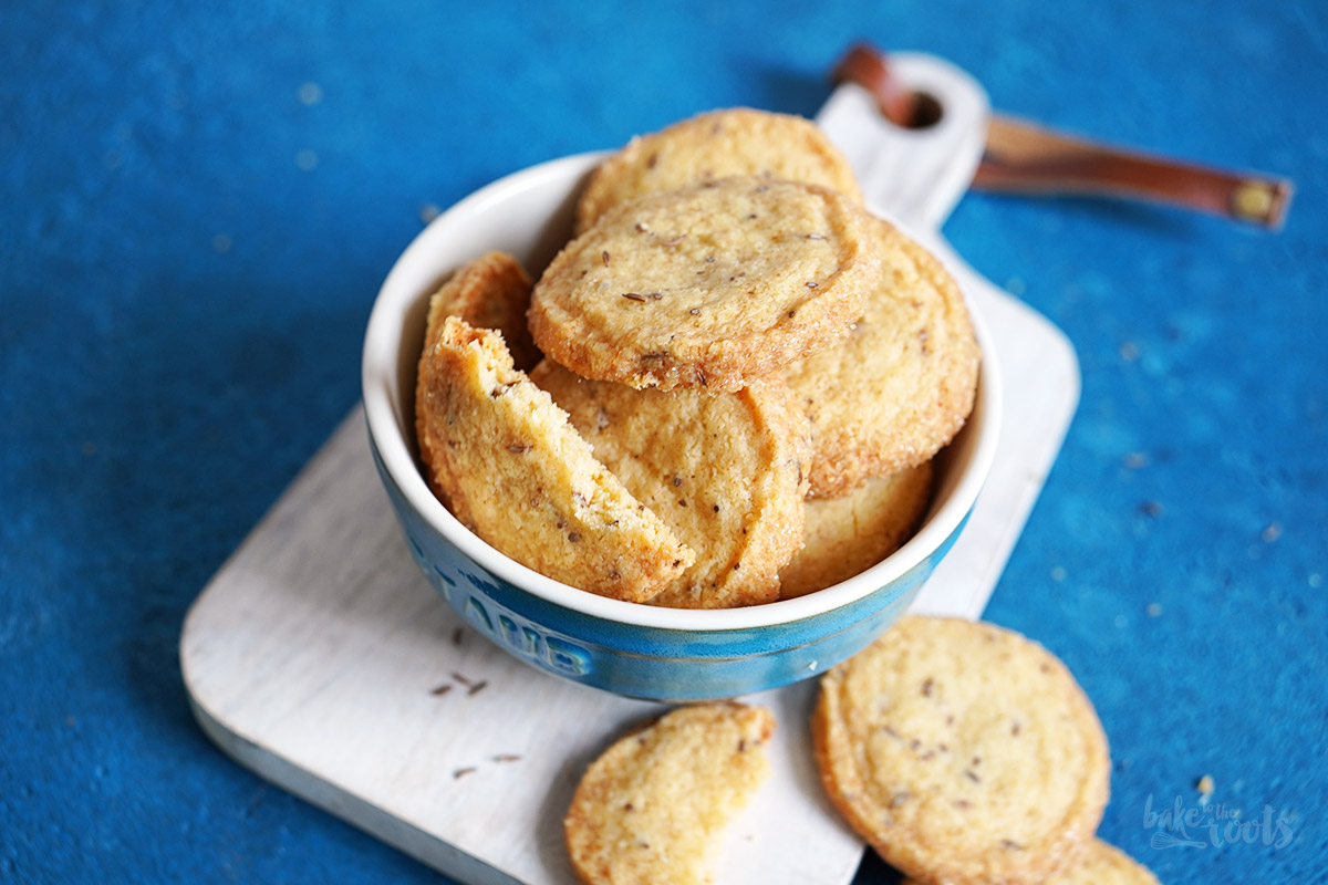 Caraway Ginger Shortbread Cookies | Bake to the roots