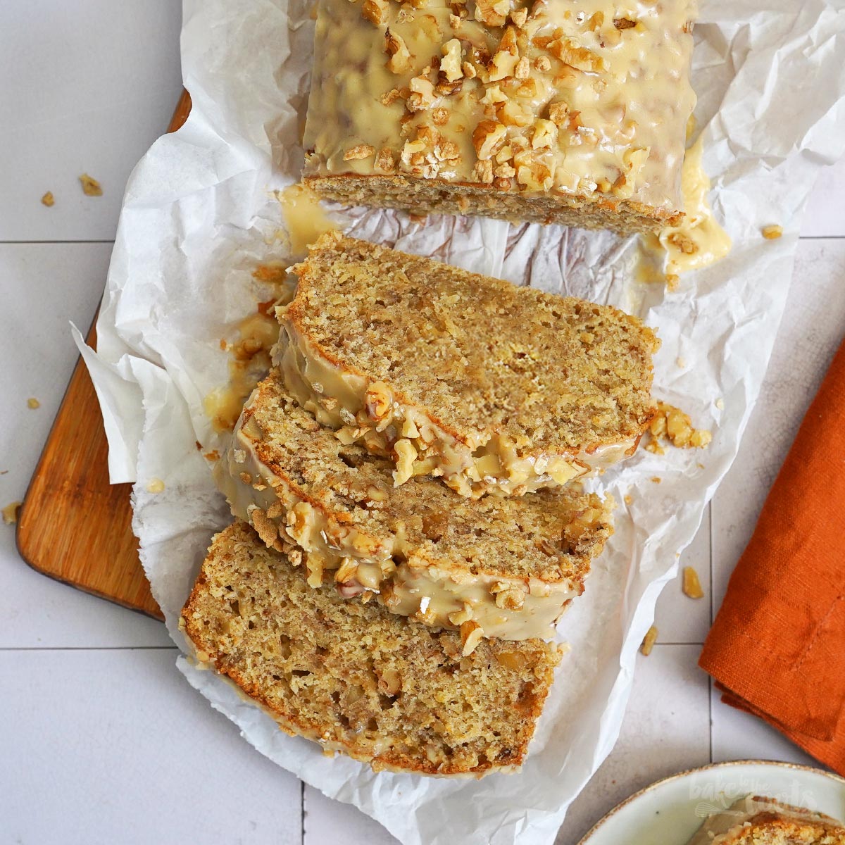 Maple Walnut Banana Bread Bake to the roots Bake to the roots
