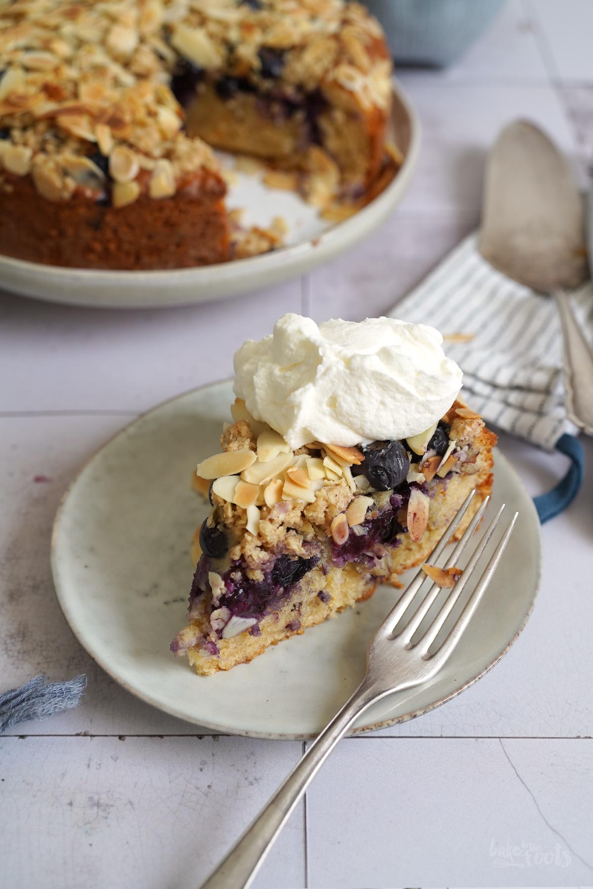 Blueberry Almond Coffee Cake | Bake to the roots