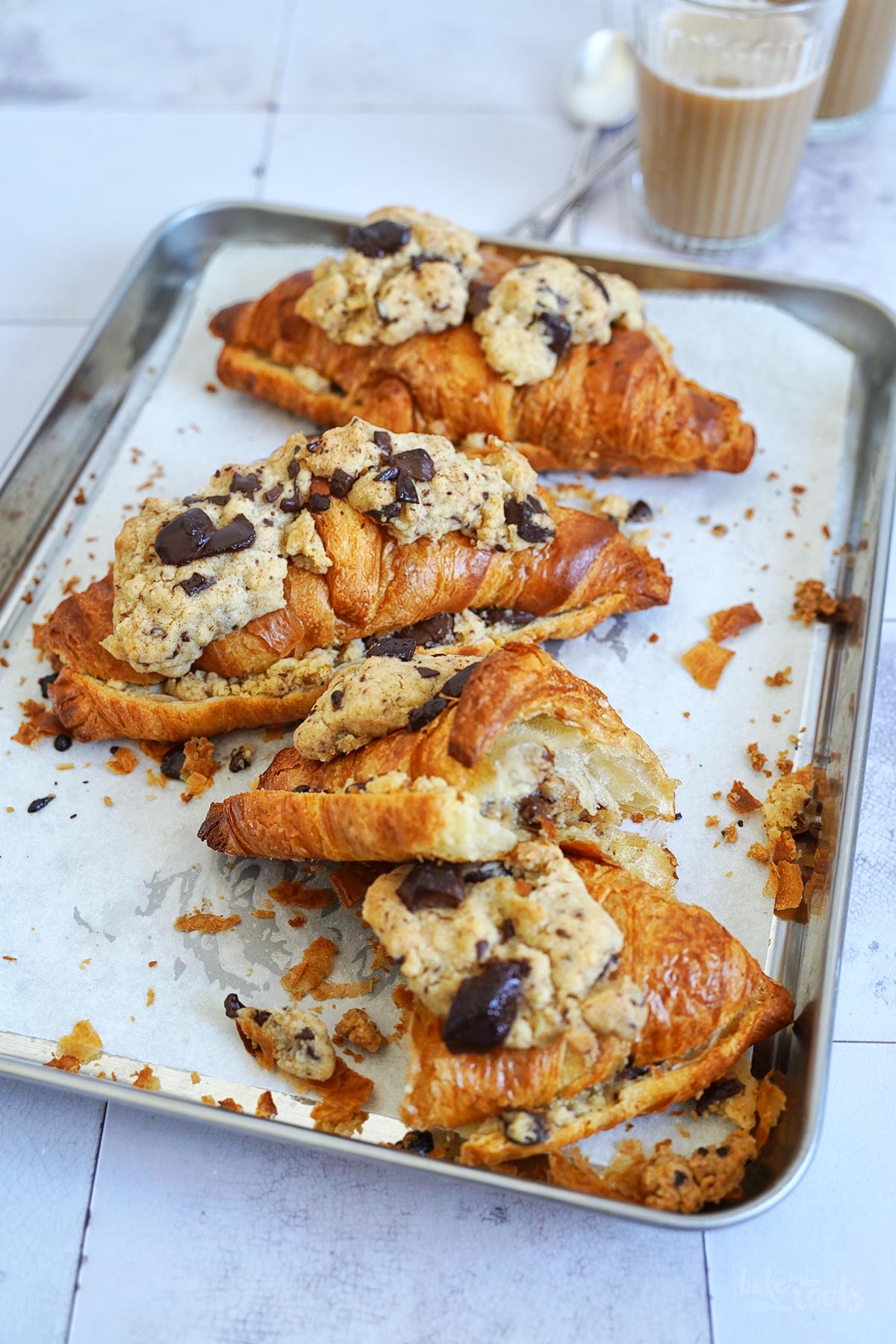 Chocolate Chip Cookie Croissants | Bake to the roots