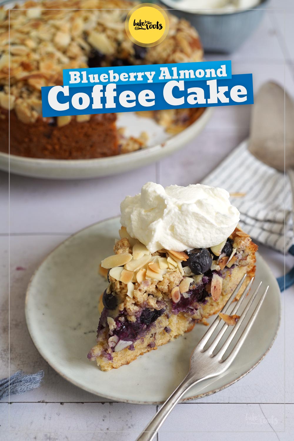 Blueberry Almond Coffee Cake | Bake to the roots
