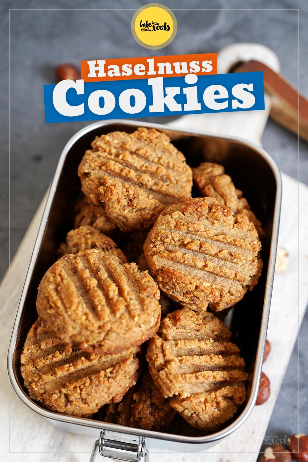 Einfache Haselnuss Cookies | Bake to the roots
