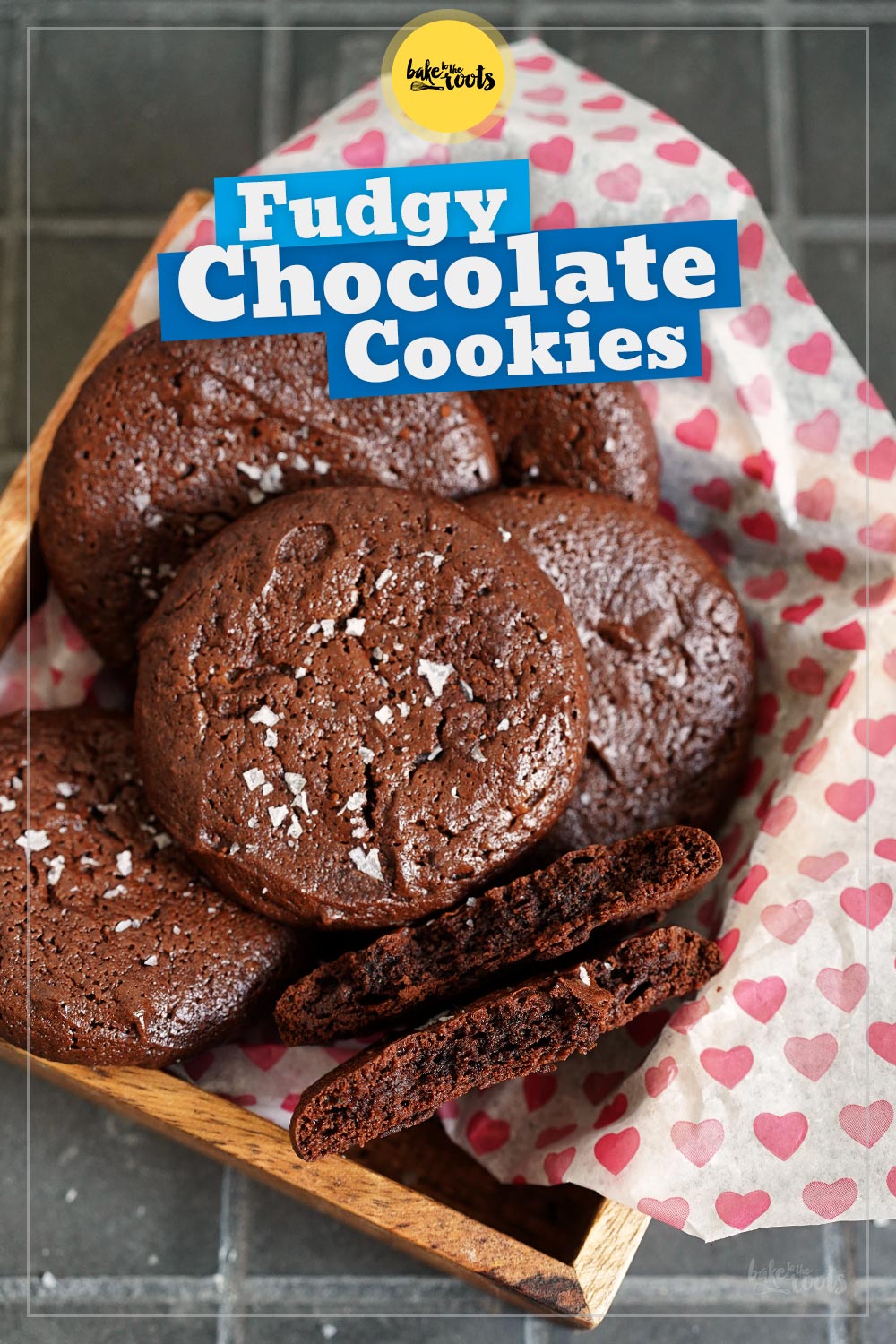 Fudgy Chocolate Cookies | Bake to the roots