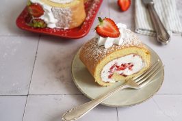 Strawberry Cake Roll | Bake to the roots