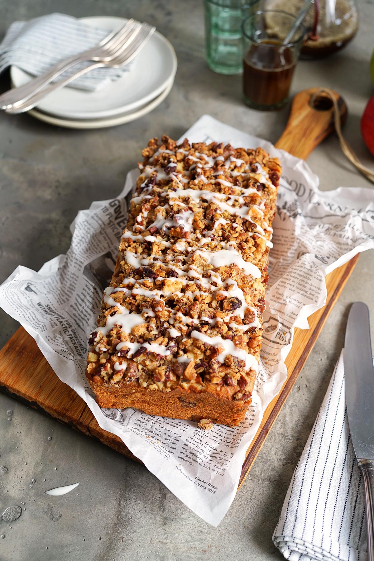 Apple Pie Bread | Bake to the roots
