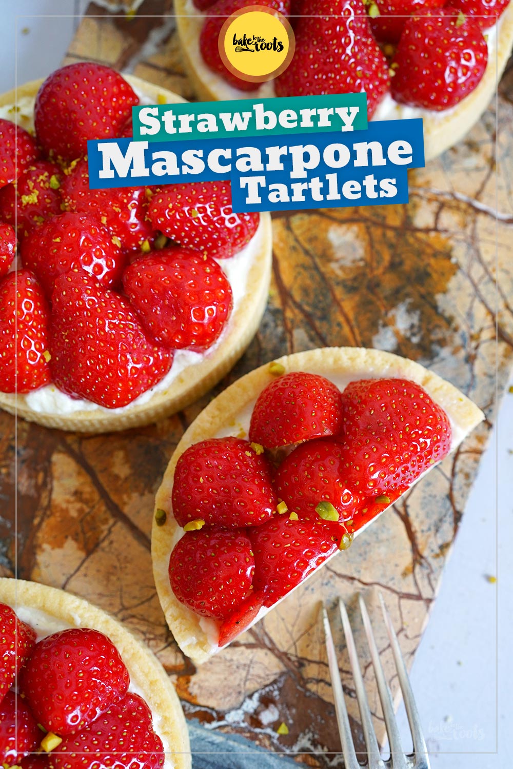 Strawberry Mascarpone Tartlets | Bake to the roots