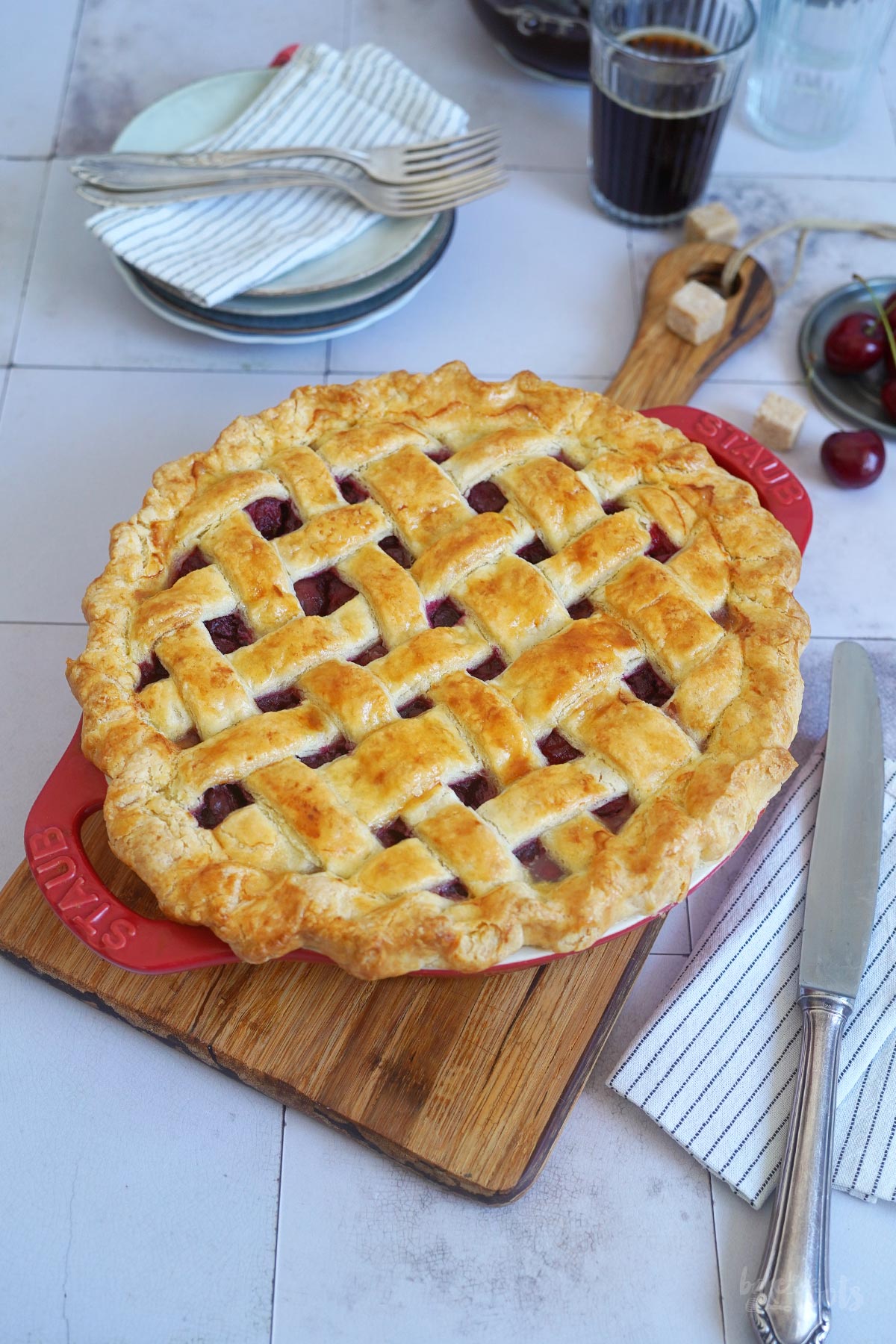 Homemade Cherry Pie | Bake to the roots