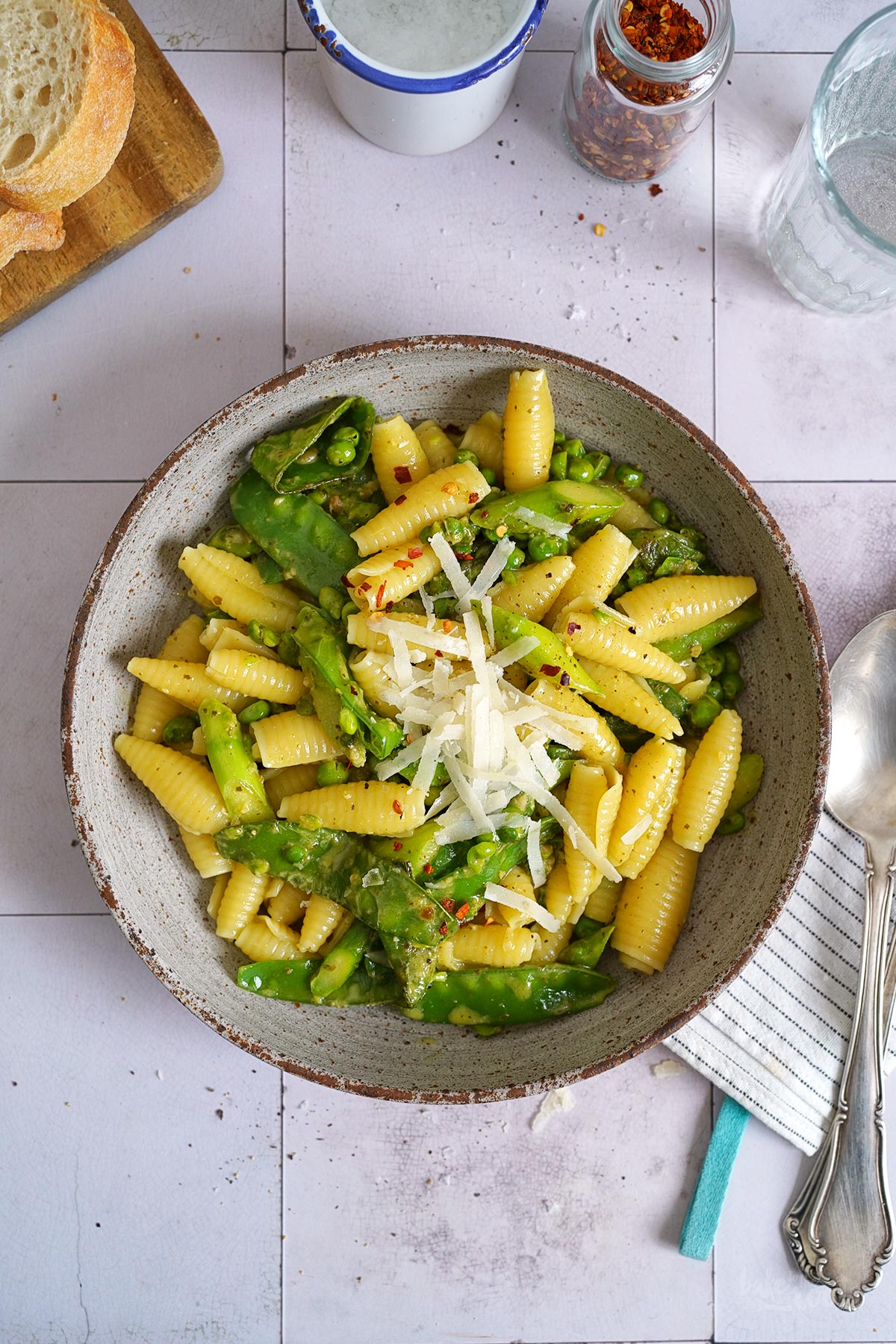 Green Goddess Pasta – Bake to the roots