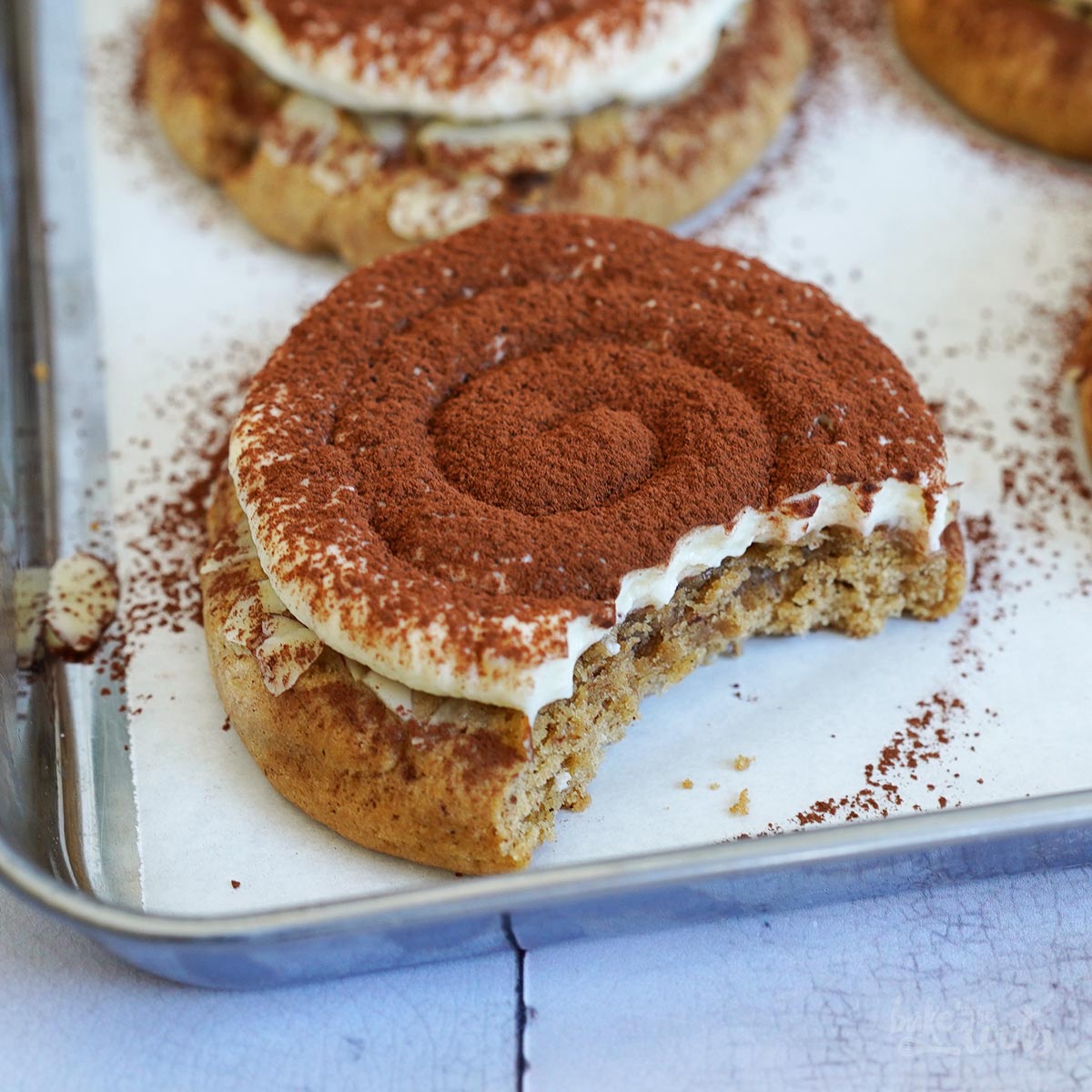 Crumbl Style Tiramisu Cookies | Bake to the roots