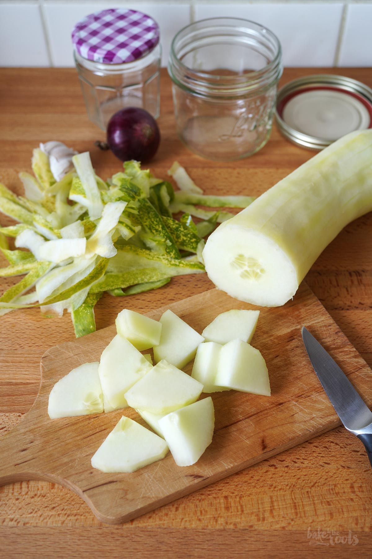 Eingelegte Senfgurken | Bake to the roots