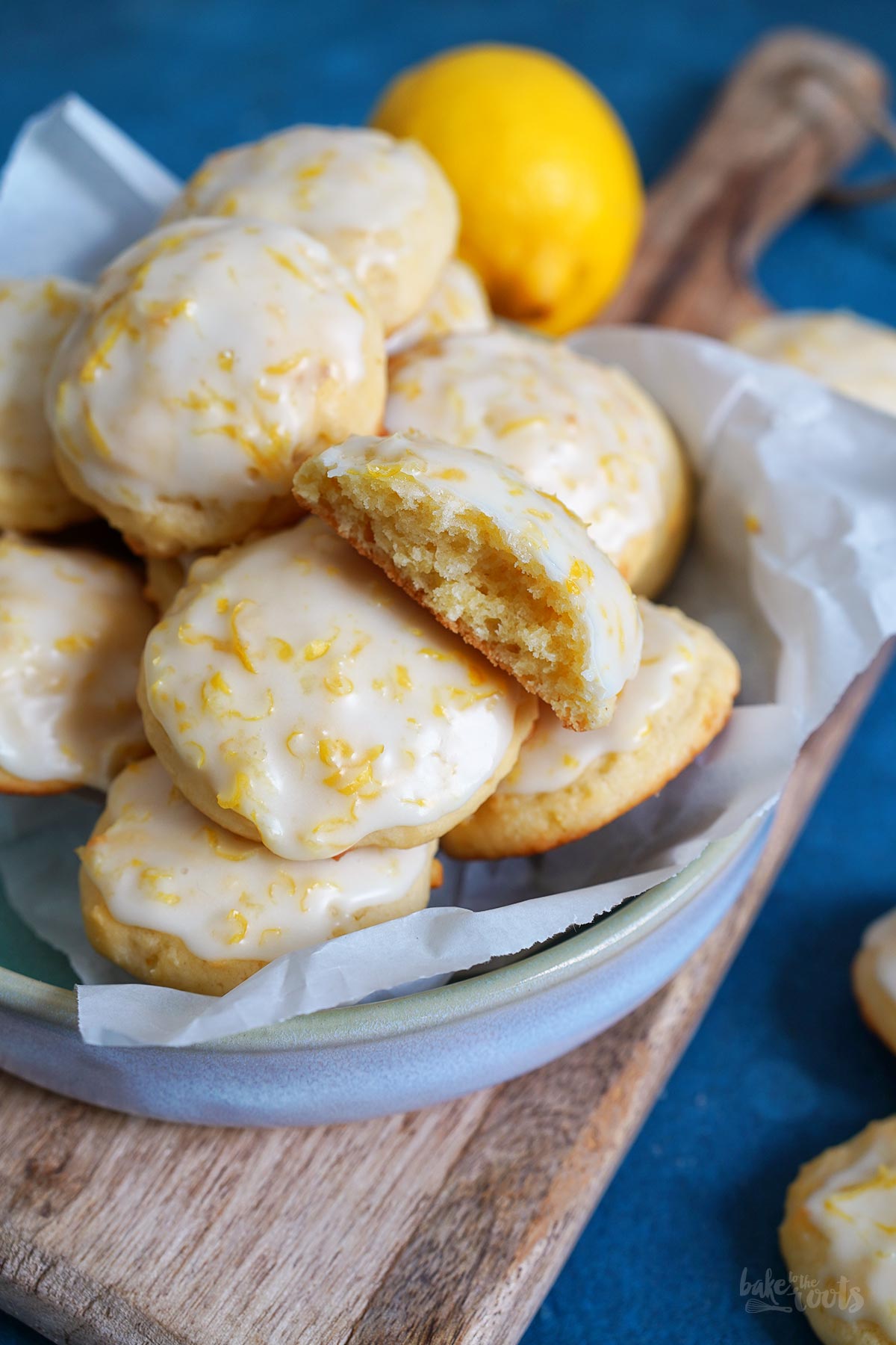 Easy Lemon Drop Cookies | Bake to the roots