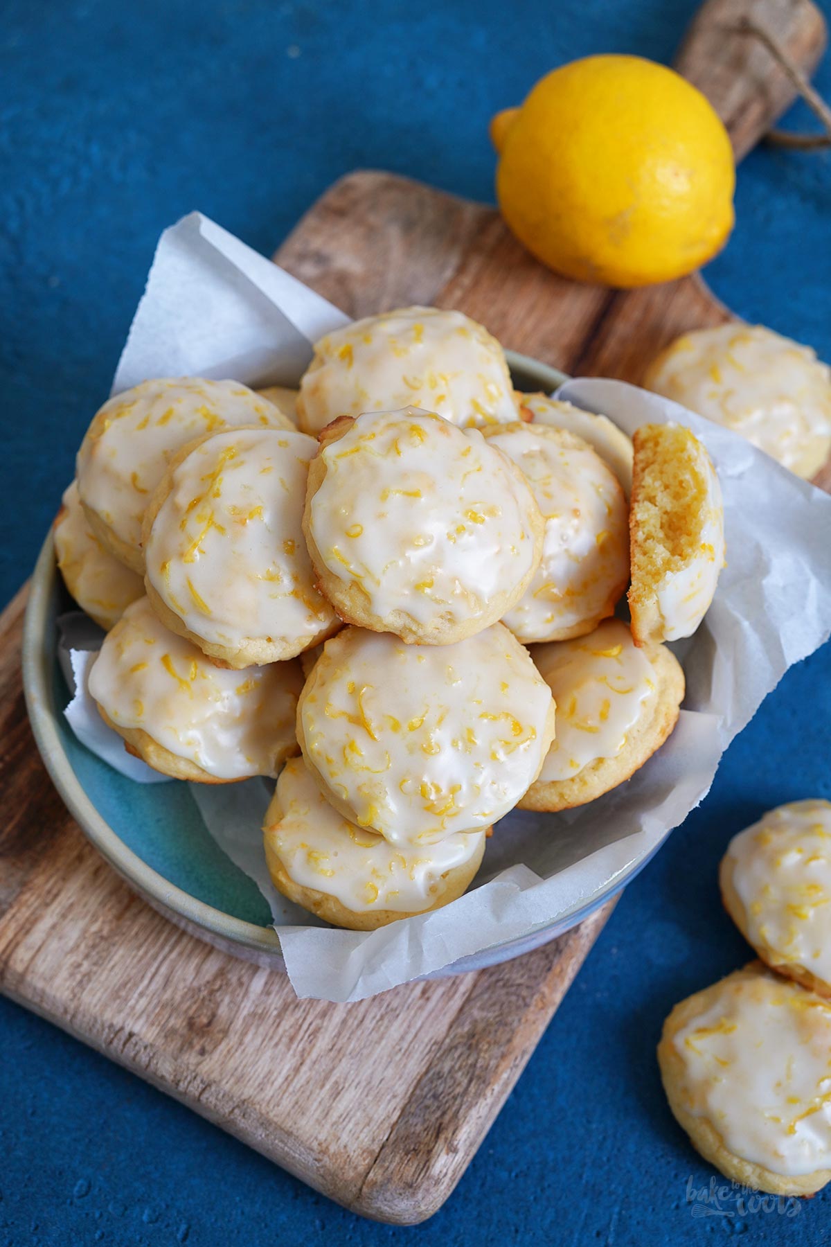Easy Lemon Drop Cookies | Bake to the roots