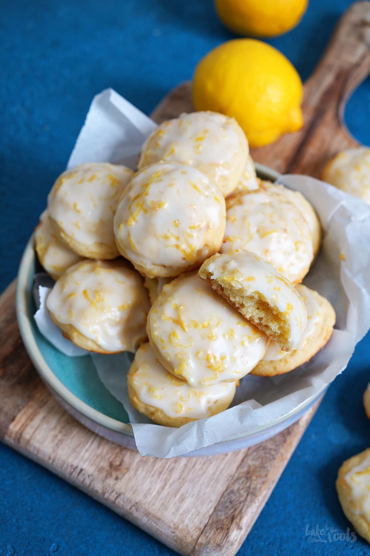 Easy Lemon Drop Cookies | Bake to the roots
