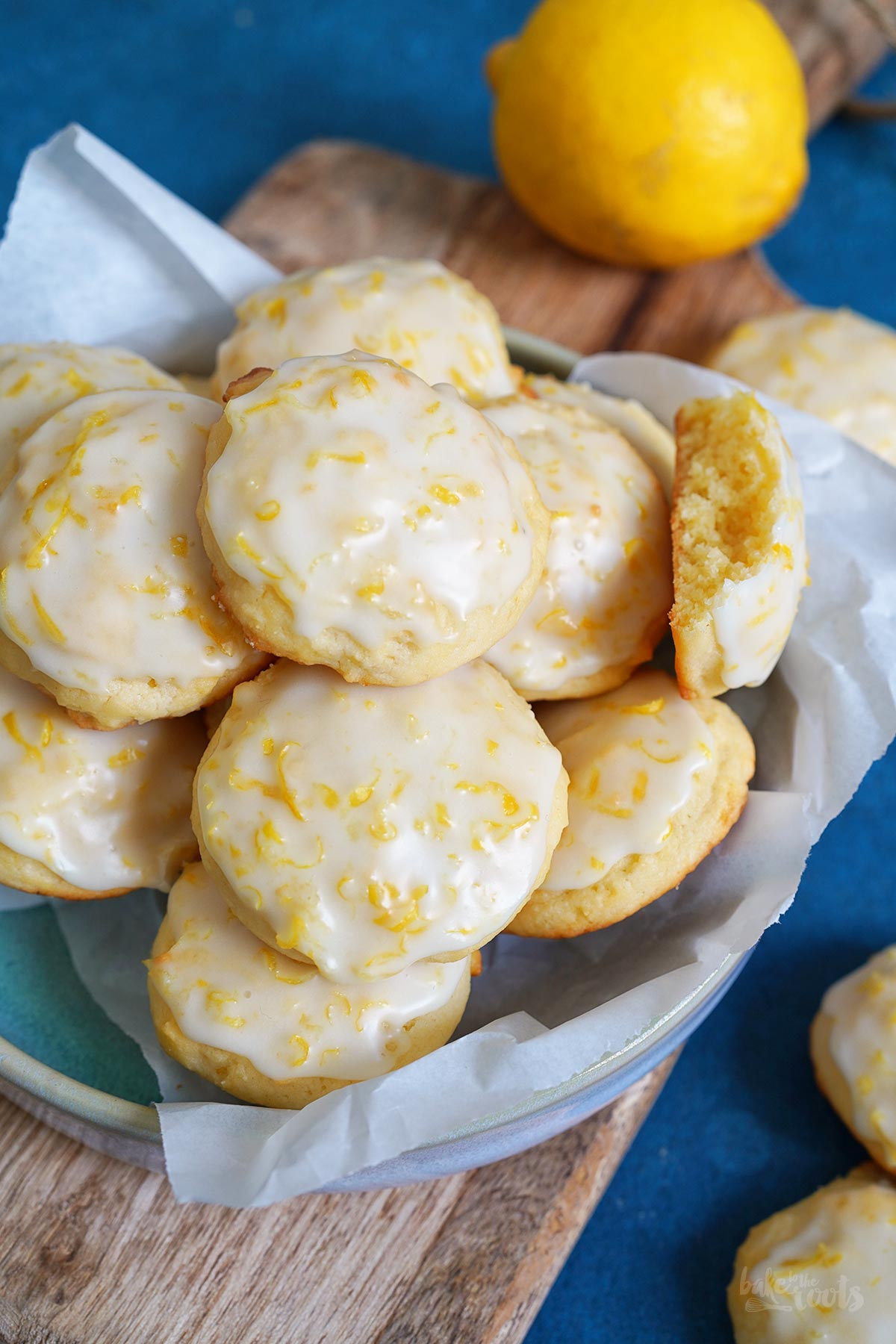 Easy Lemon Drop Cookies | Bake to the roots