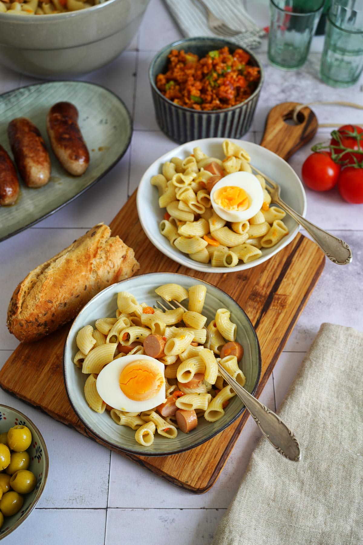 Omas Nudelsalat (mit Mayo) | Bake to the roots