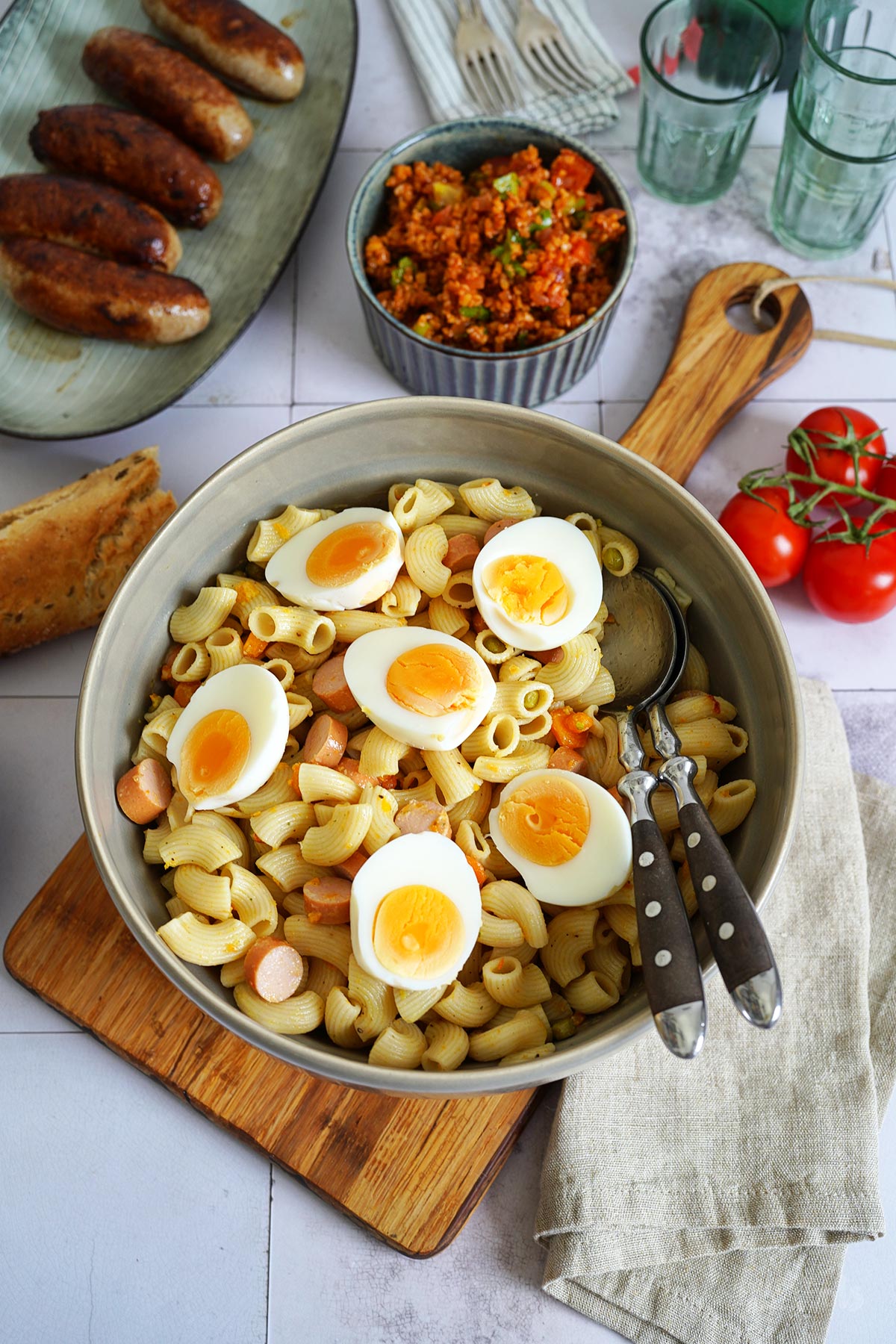 Omas Nudelsalat (mit Mayo) | Bake to the roots