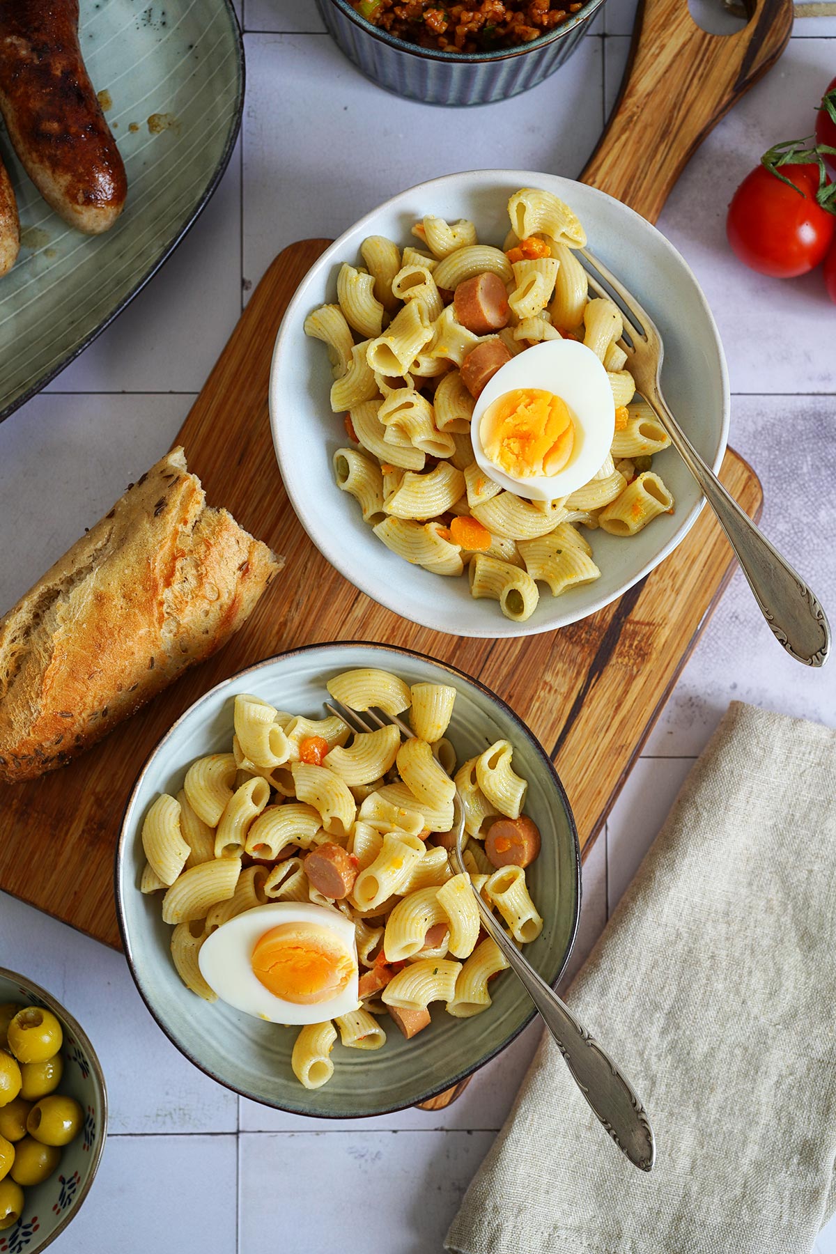 Omas Nudelsalat (mit Mayo) | Bake to the roots