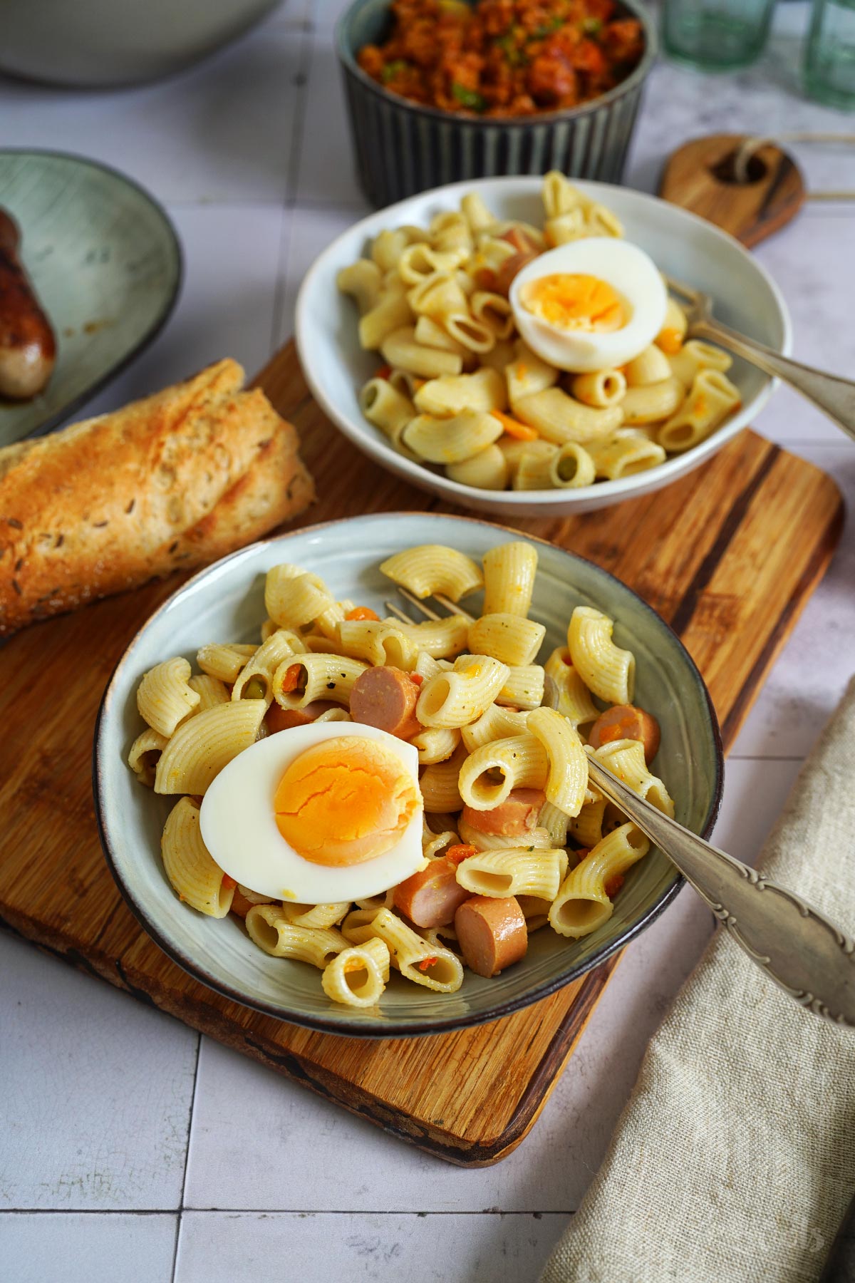 Omas Nudelsalat (mit Mayo) | Bake to the roots