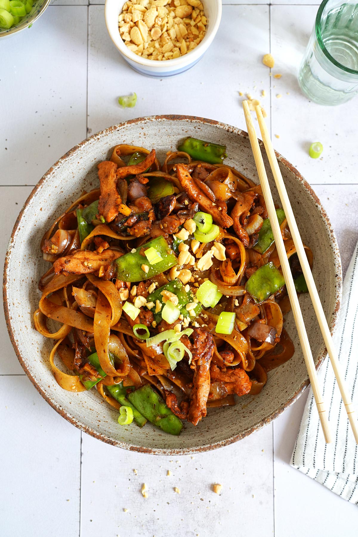 Stir-Fry Hoisin Chicken Noodles | Bake to the roots