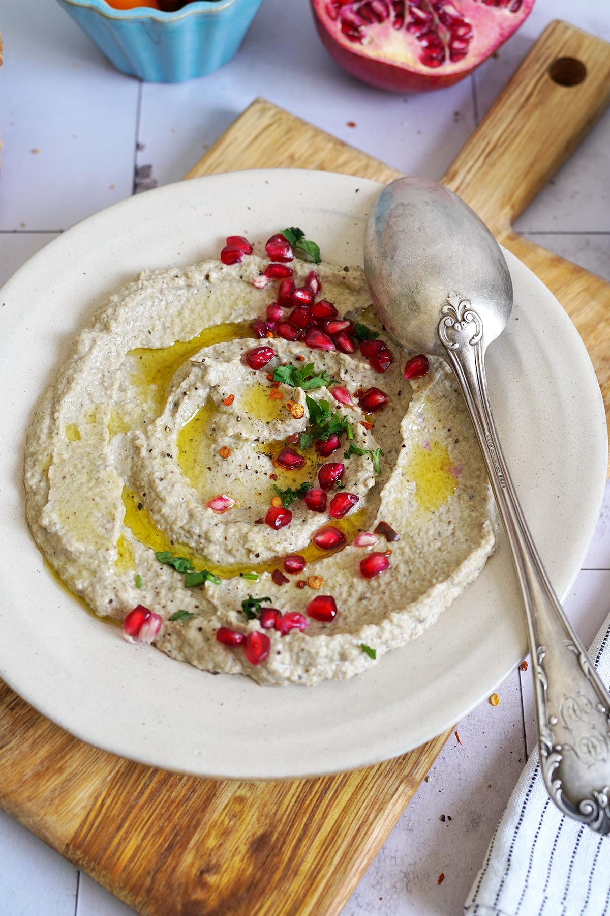 Easy Air Fryer Baba Ganoush | Bake to the roots