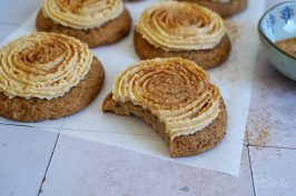 Churro Cookies (Crumbl Style) | Bake to the roots