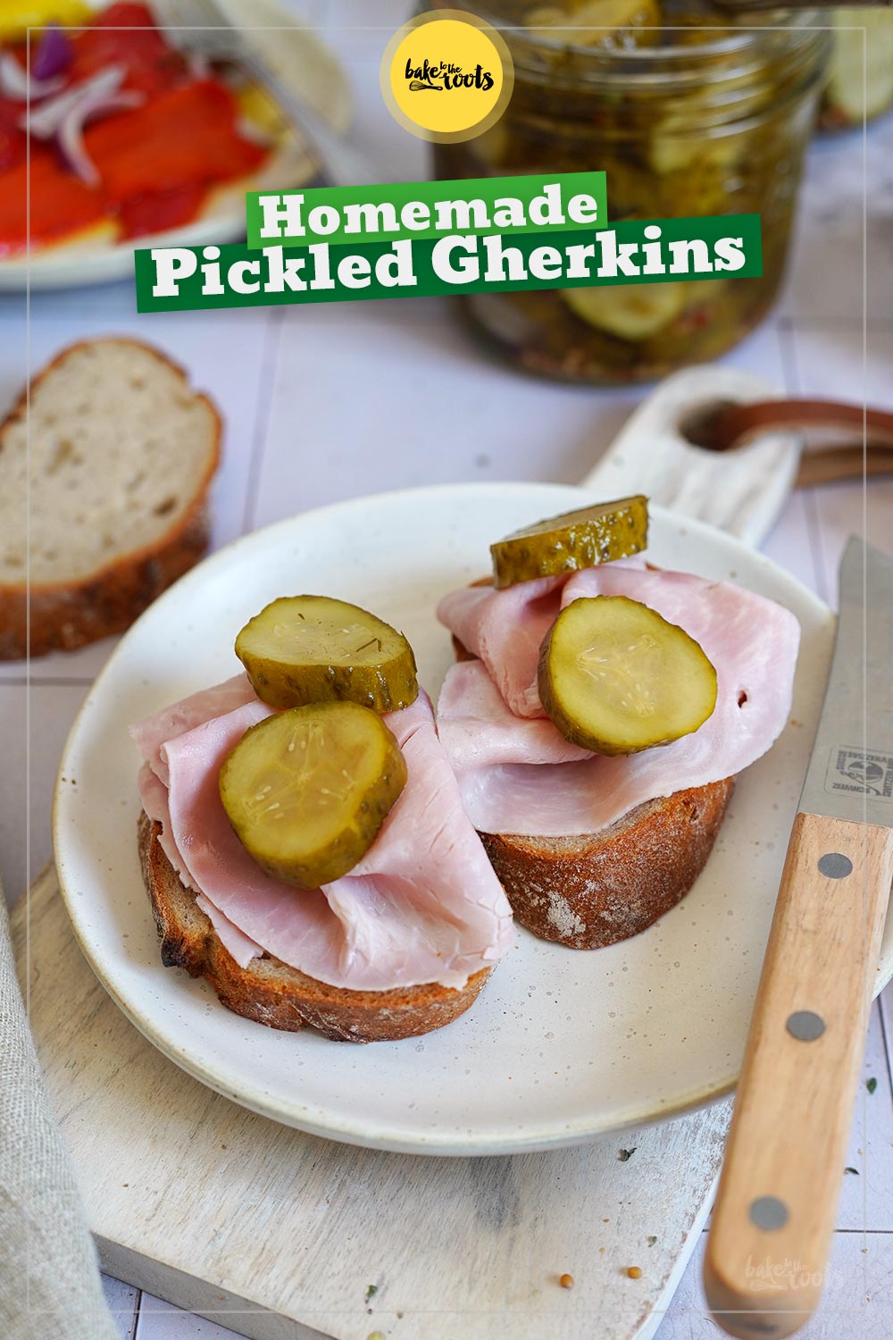 Homemade Pickled Gherkins | Bake to the roots