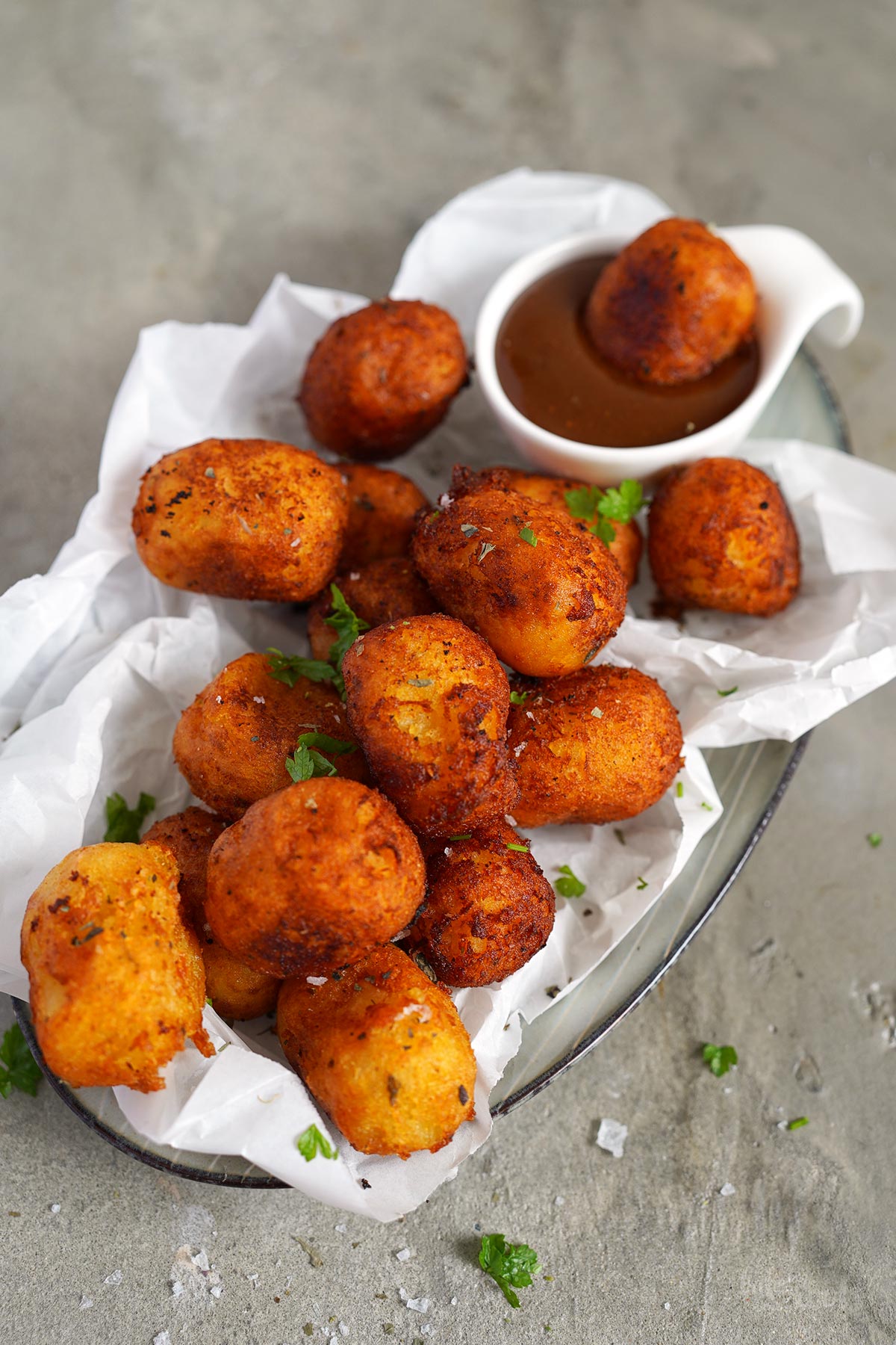 Crunchy Homemade Tater Tots | Bake to the roots