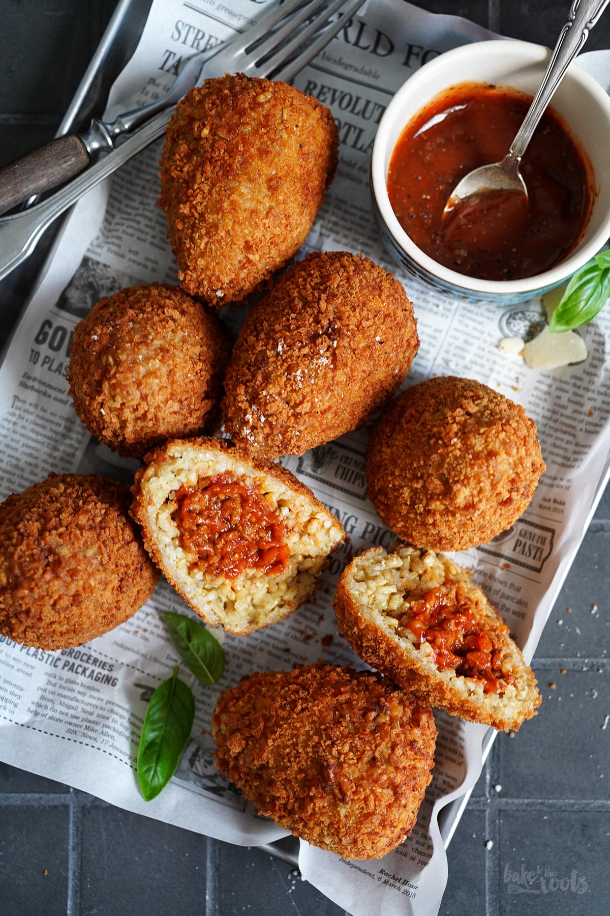 Italienische Arancini mit Ragù | Bake to the roots