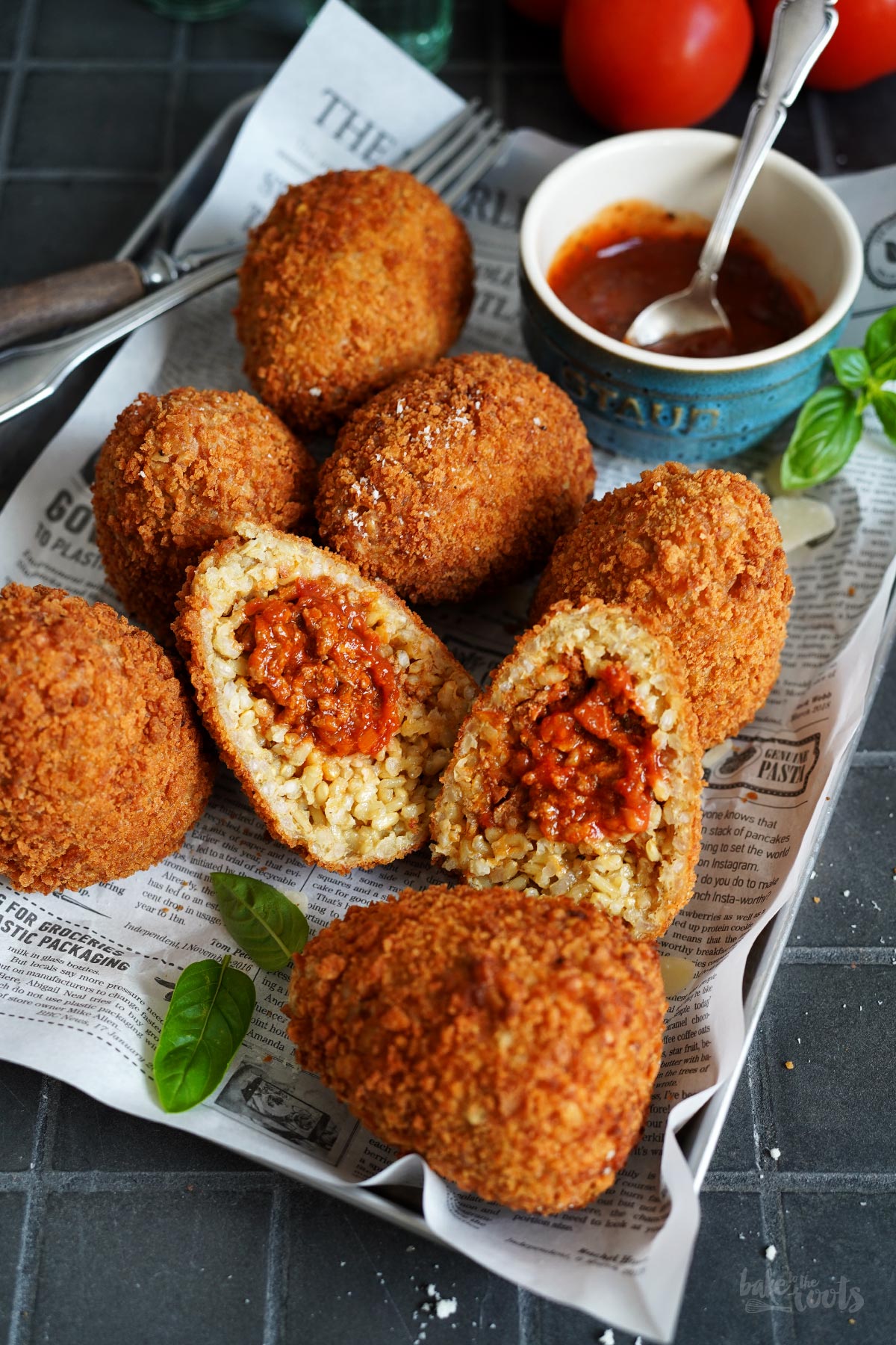 Italienische Arancini mit Ragù | Bake to the roots