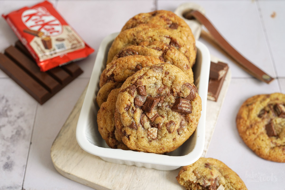 Kitkat Chocolate Chip Cookies | Bake to the roots